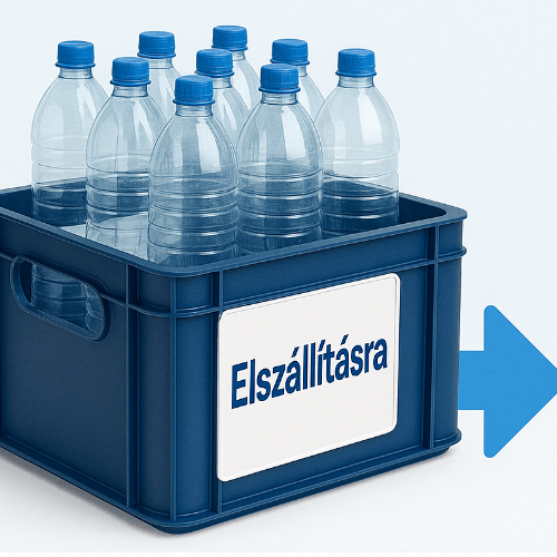 Üveg elszállítás