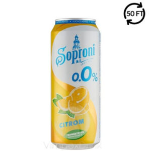 Soproni citrom – ízesített ALKOHOLMENTES sör